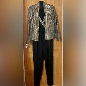 Kardashian Kollection Jumpsuit & Blazer Set